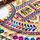 shop Kutchi Embroidered Traditional Fen Wall Hanging / Wall Piece -Vinjano