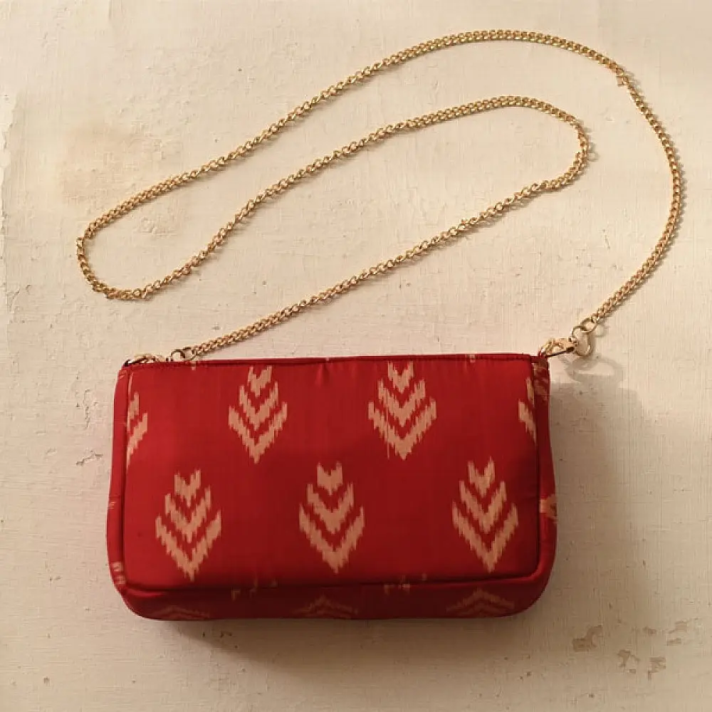 shop Patola Red Sling Bag