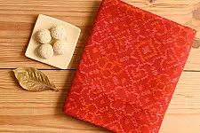 Vasant . वसंत ~ Woolen Patola Shawl ~ Red Traditional 