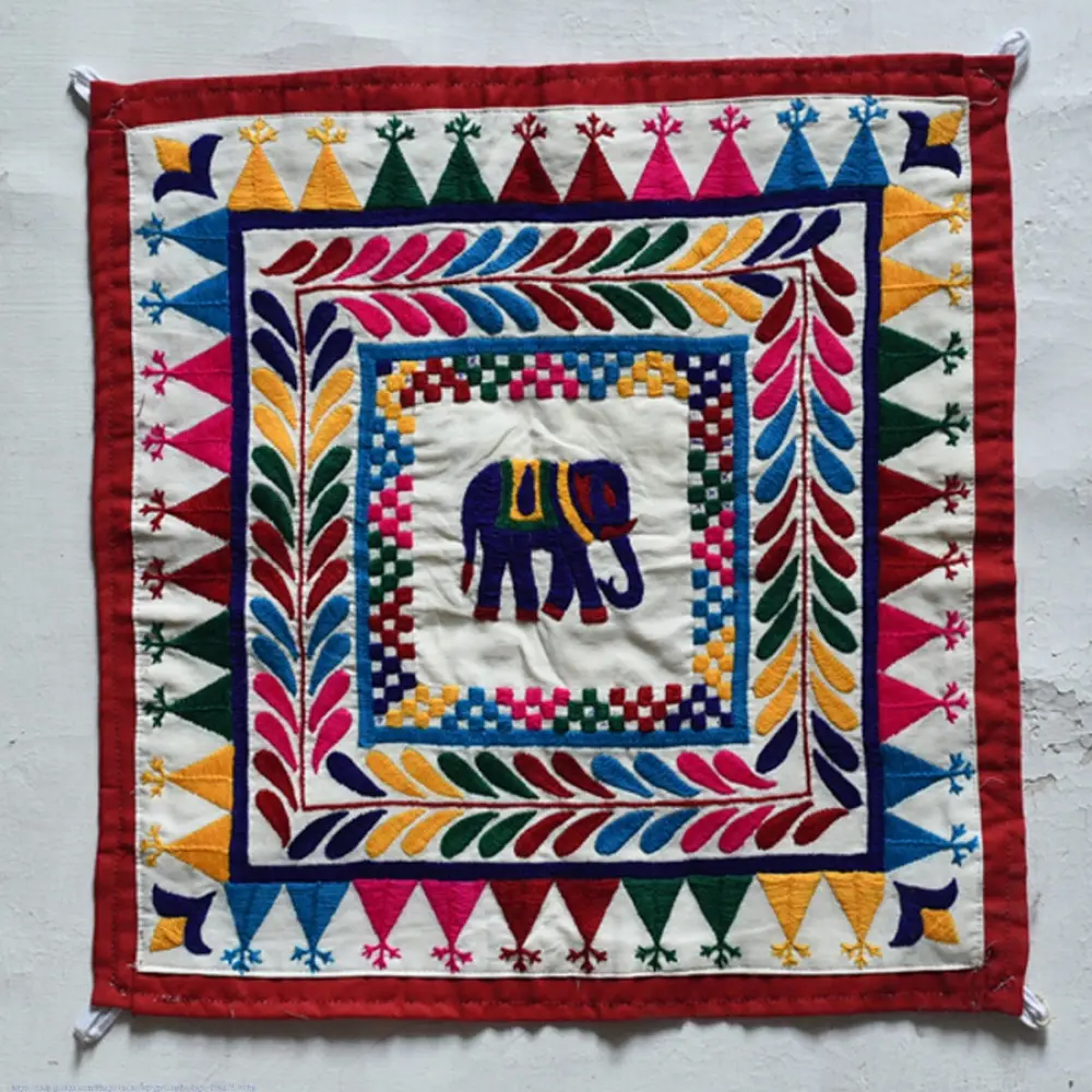 shop Kutchi Embroidered Wall Piece / Chakla