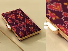 A pocket full of joy | Patola Silk Purse Cum Sling Bag - 16