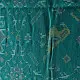 shop Woolen Patola Shawl - Teal Swan Motif