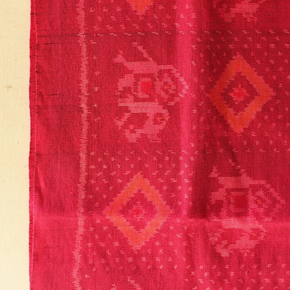 shop Woolen Patola Shawl - Pink Hathi Motif