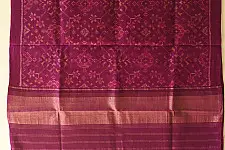 Vasant . वसंत ~ Woolen Patola Shawl ~ Purple Traditional