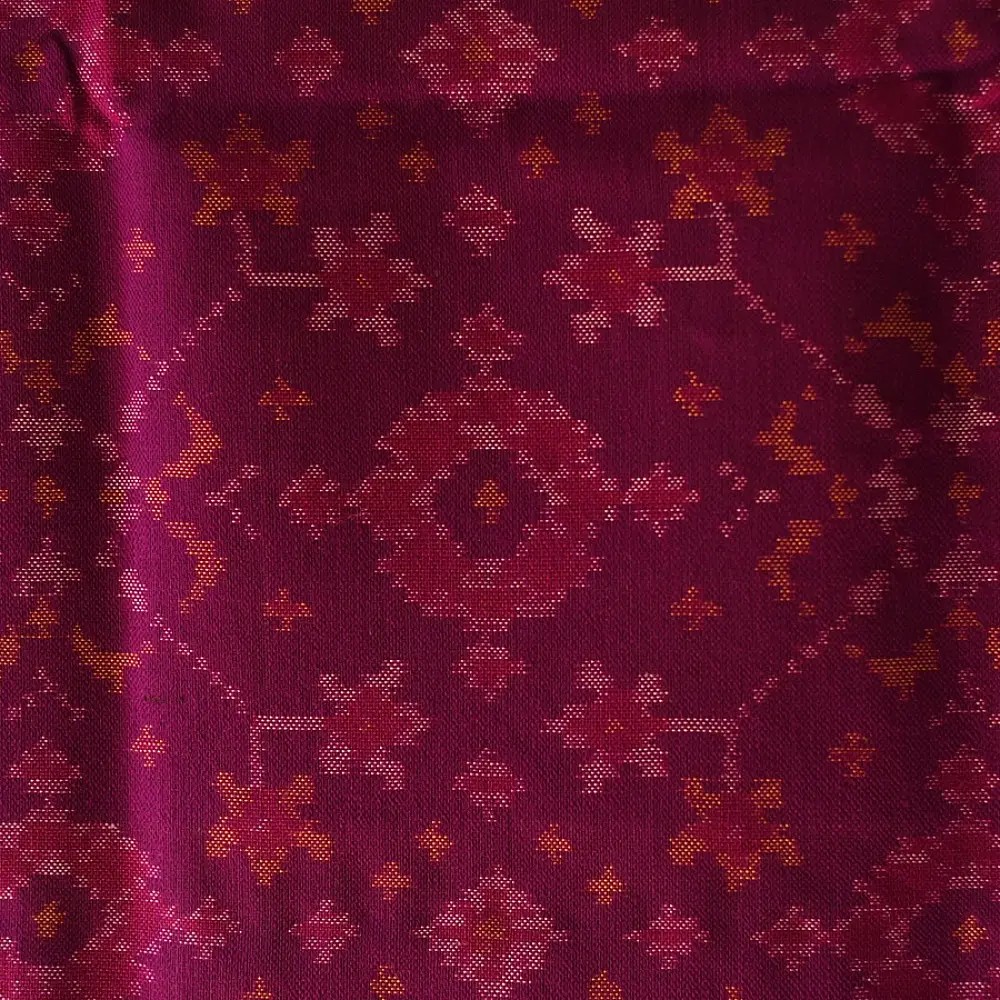 shop Woolen Patola Shawl ~ Purple Traditional