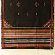 Kutchi Embroidered Mirror Work & Bhujodi Woven Woolen Black Shawl