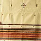 Kutchi Embroidered Mirror Work & Bhujodi Woven Woolen Shawl - Off White