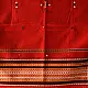 Kutchi Embroidered Mirror Work & Bhujodi Woven Woolen Shawl - Red