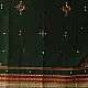 Kutchi Embroidered Mirror Work & Bhujodi Woven Woolen Green Shawl