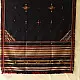 Kutchi Embroidered Mirror Work & Bhujodi Woven Woolen Navy Blue Shawl