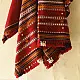 Kutchi Embroidered Mirror Work & Bhujodi Woven Woolen Shawl - Maroon