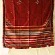 Kutchi Embroidered Mirror Work & Bhujodi Woven Woolen Shawl - Maroon