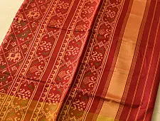 चंपा - चकली ⁂ Wedding special Patola Silk Saree | Red चंपा - चकली ⁂ Wedding special Patola Silk Saree | Red