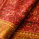 shop Handwoven Patola Silk Saree - Dark Red