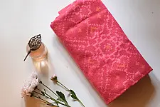 Vasant . वसंत | Handwoven Woolen Patola Shawl ~ Peach