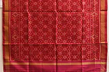 Rasika . रसिका ~ Patola Silk Dupatta ~ Maroon