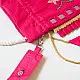 shop Embroidered Potli Purse With Detachable Belt  - Rani Pink