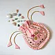 shop Embroidered Potli Purse With Detachable Belt - Light Pinnk