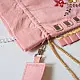 shop Embroidered Potli Purse With Detachable Belt - Light Pinnk