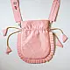 shop Embroidered Potli Purse With Detachable Belt - Light Pinnk
