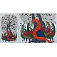 Shop online hand painted canvas gond painting