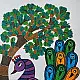 Hand Painted Gond Painting - Peacock 
