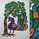 Hand Painted Gond Painting - Peacock 