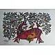 Shop online hand painted on Paper gond painting