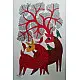 Shop online hand painted on Paper gond painting
