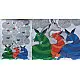 Shop online hand painted canvas gond painting
