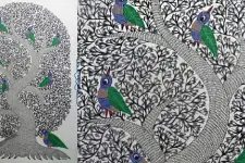 Nandan . नंदन ❁ Gond Painting (23" x 15") ❁ 26