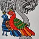 Hand Painted Gond Painting - Myna
