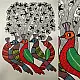 Hand Painted Gond Painting - Birds