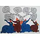 Shop online hand painted on Paper gond painting