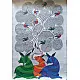 Shop online hand painted on canvas gond painting