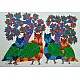 Shop online hand painted on Paper gond painting