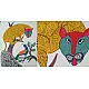 Shop online hand painted on Paper gond painting