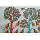 Canvas Gond Painting -  Birds & Tree