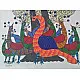 Canvas Gond Painting - Peacocks