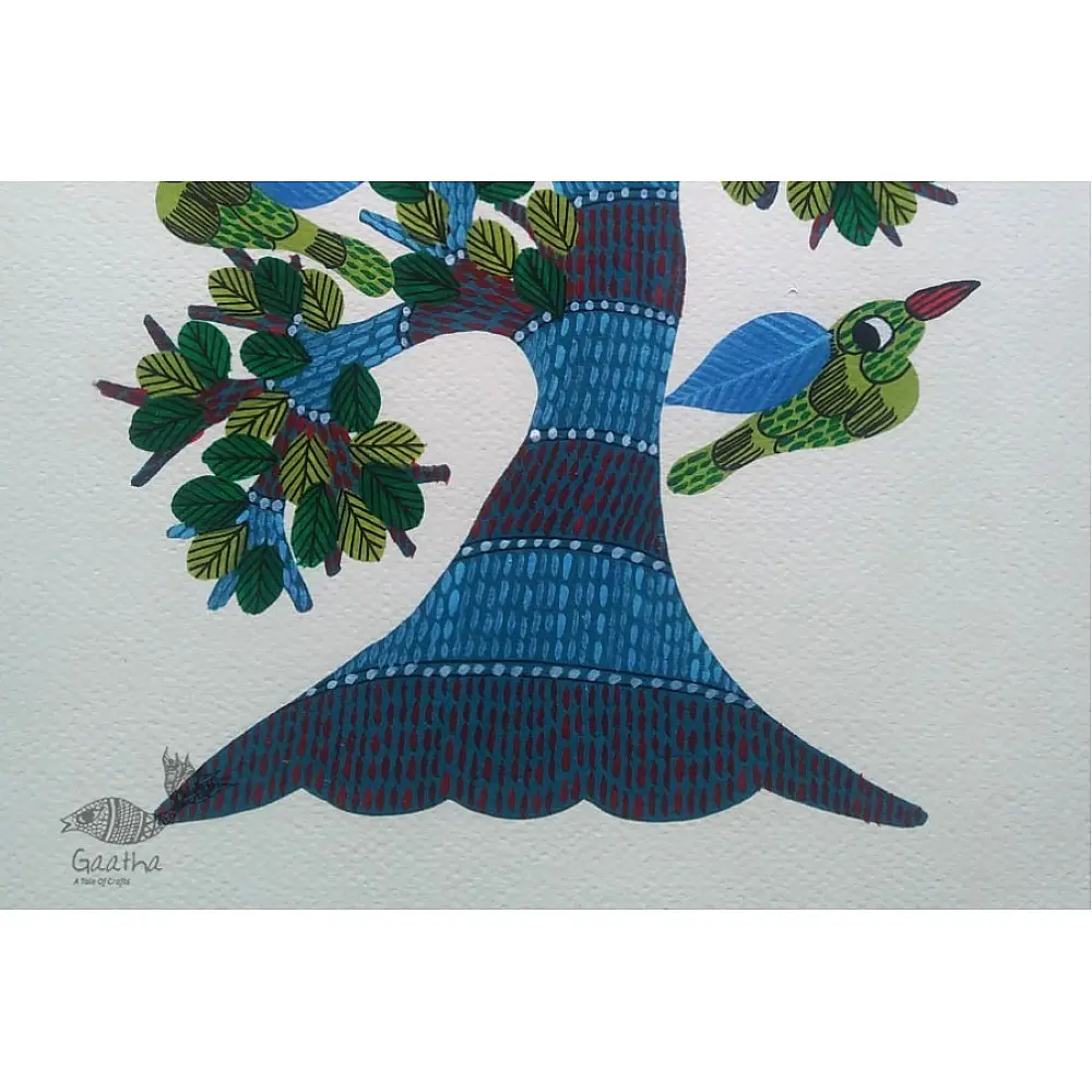 Shop online hand painted gond painting