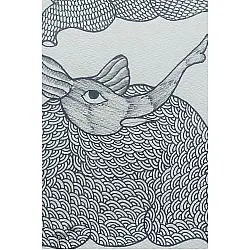 Nandan . नंदन ✦ Gond Painting (10" x 14") ✦ 12