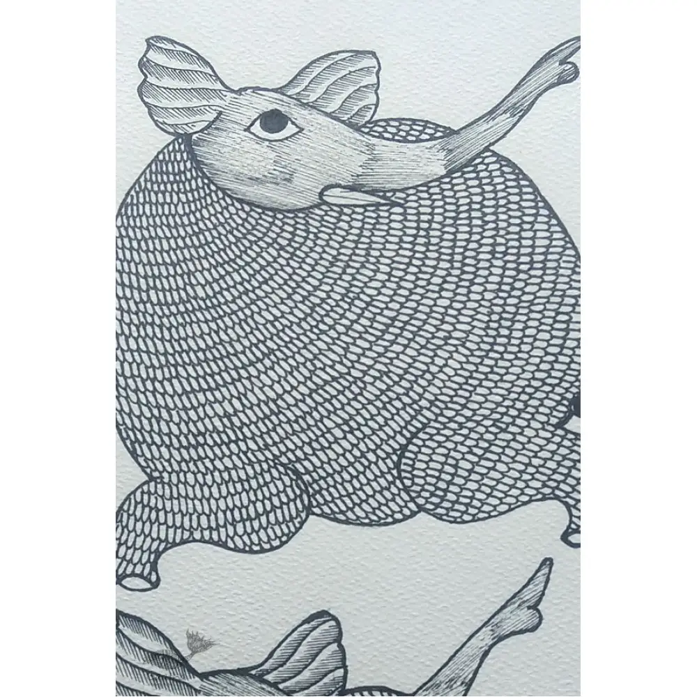 Shop online hand painted gond painting