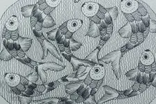 Nandan . नंदन ✦ Gond Painting (10" x 14") ✦ 19