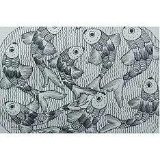Nandan . नंदन ✦ Gond Painting (10" x 14") ✦ 19