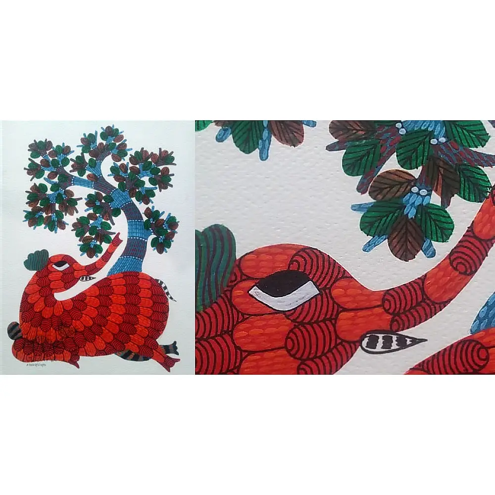 Shop online hand painted gond painting