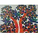 Hand Painted Gond Art ~ Painting ( 11" x 15" ) 