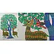 Hand Painted  Tribal Art Gond Painting