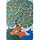 Shop online hand painted on canvas gond painting