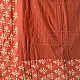 Embroidered Cotton Double Bedcover - Maroon