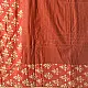 Embroidered Cotton Double Bedcover - Maroon